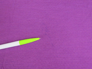 Reduced as faint dye mark- 68cm Vivid Purple Eyelet 51% Merino 34% tencel 15% nylon 150g Knit Fabric 165cm