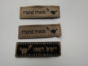 10  Bronze Hand made and bird with Twig Labels 50x 15mm