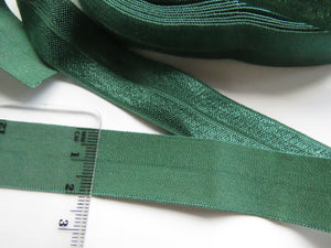 1m Forest green 20mm Fold over elastic FOE elastic Foldover