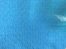 Load image into Gallery viewer, 1.5m Malibu Blue Eyelet 51% Merino 34% tencel 15% nylon 150g Knit Fabric 160cm