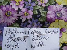 Load image into Gallery viewer, Hoffman Cottage Garden fabric  100% cotton 52cm L x 62cm W