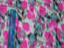 Load image into Gallery viewer, 1.5m Pink floral wash print 95% Ecovero viscose and 5% spandex 150cm