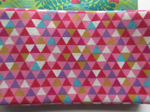 Flamingo Heaven Bundle of 5 Fat Quarters. Mixed prints- 100% cotton. 50 x 52cm per piece