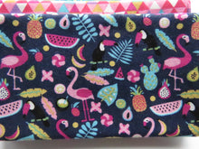 Load image into Gallery viewer, Flamingo Heaven Bundle of 5 Fat Quarters. Mixed prints- 100% cotton. 50 x 52cm per piece