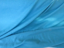 Load image into Gallery viewer, 1.5m Malibu Blue Eyelet 51% Merino 34% tencel 15% nylon 150g Knit Fabric 160cm