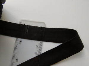 50 yard roll-MATTE approx. 45.6m Matte Black 20mm Fold over elastic FOE foldover elastic