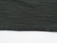 Load image into Gallery viewer, 1.23m Garros Black 100% merino wool jersey knit fabric 165g- pre cut length