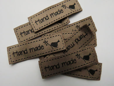 10  Bronze Hand made and bird with Twig Labels 50x 15mm