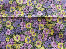 Load image into Gallery viewer, Hoffman Cottage Garden fabric  100% cotton 52cm L x 62cm W