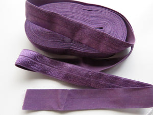 5m Amethyst Purple 20mm Fold over elastic FOE elastic Foldover