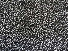 Load image into Gallery viewer, SALE 50% off- 1m Black and White safari print 95% Ecovero viscose and 5% spandex  stretch knit fabric 150cm (Copy) (Copy) (Copy) (Copy) (Copy)
