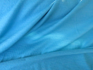 1.5m Malibu Blue Eyelet 51% Merino 34% tencel 15% nylon 150g Knit Fabric 160cm