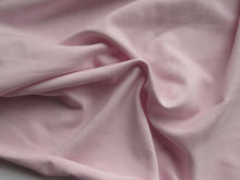 Load image into Gallery viewer, 1.5m Baby Pink 95% Organic cotton 5% spandex stretch knit fabric 165cm