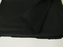 Load image into Gallery viewer, 1m Catalonia Black 85% merino 15% core spun nylon 120g jersey knit -160cm