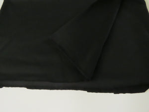 1m Catalonia Black 85% merino 15% core spun nylon 120g jersey knit -160cm