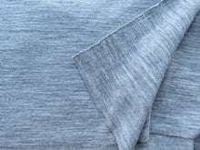 Load image into Gallery viewer, Offcut 27cm L x 150cm wide Vinter Light Grey Marl 100% merino jersey knit fabric 165g