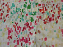 Load image into Gallery viewer, Sale 50% off- 1.18m Mixed Colour rectangle print on cream background 100% cotton drill