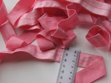 Load image into Gallery viewer, 4.4m Pink WIDER 25mm fold over elastic FOE foldover elastic
