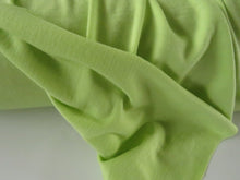 Load image into Gallery viewer, 1.5m Muted Lime Green 195g 100% merino jersey knit 150cm