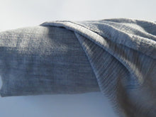 Load image into Gallery viewer, 1.5m Coastal Grey 54% merino 46% polyester eyelet fabric 140g 160cm
