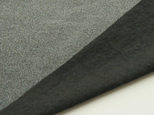 Load image into Gallery viewer, Save - 1.5m Stirling Charcoal 38% merino 54% polyester 8% elastane BRUSHED back sweatshirt- has dye flaw Please message to order if error on checkout.