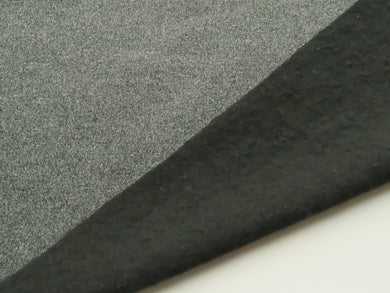 Save - 1.5m Stirling Charcoal 38% merino 54% polyester 8% elastane BRUSHED back sweatshirt- has dye flaw Please message to order if error on checkout.