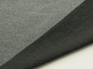 Save - 1.5m Stirling Charcoal 38% merino 54% polyester 8% elastane BRUSHED back sweatshirt- has dye flaw Please message to order if error on checkout.