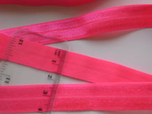 Load image into Gallery viewer, 1m Passionfruit Fold over elastic foldover FOE 15mm