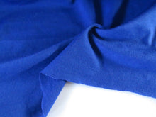 Load image into Gallery viewer, 1.5m Windjam Blue 100% merino jersey knit 170g 170cm wide- note extra wide width