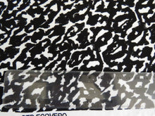 Load image into Gallery viewer, SALE 50% off- 1m Black and White safari print 95% Ecovero viscose and 5% spandex  stretch knit fabric 150cm (Copy) (Copy) (Copy) (Copy) (Copy)