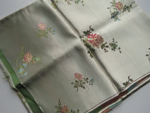 Load image into Gallery viewer, 1.7m long x 74cm wide Champagne Chinese brocade with floral print