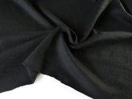 2m Birchville Black 200g 100% merino jersey knit 155cm wide- precut 2m piece