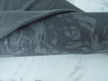 Load image into Gallery viewer, 26cm Baltimore Grey floral print 100% merino jersey knit 180g- precut pieces only