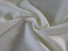 Load image into Gallery viewer, 77cm Maryland Cream 100% merino wool jersey knit fabric 170g- precut piece