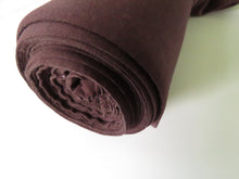 Load image into Gallery viewer, 1m Toasty brown  brushed back sweatshirt fabric 38% merino 54% polyester 8% elastane 280g 160cm wide