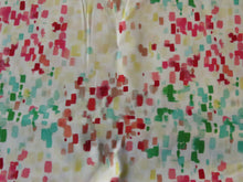 Load image into Gallery viewer, Sale 50% off- 1.18m Mixed Colour rectangle print on cream background 100% cotton drill
