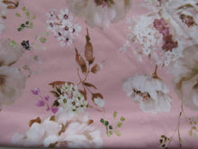 Load image into Gallery viewer, 1.8m Floral Print on Pink Cotton Sateen