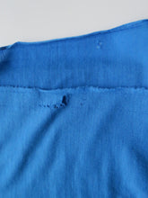 Load image into Gallery viewer, Sale 30% off-1.55m Whirlwind Blue 85% merino 15% corespun nylon 120g jersey knit -lightweight- reduced as small holes along selvage edge but fabric is fine