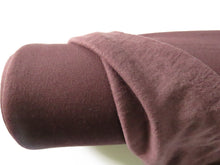 Load image into Gallery viewer, 1m Toasty brown  brushed back sweatshirt fabric 38% merino 54% polyester 8% elastane 280g 160cm wide