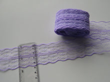 Load image into Gallery viewer, 8m Light Purple 45mm wide Lace Trim