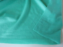 Load image into Gallery viewer, 1m Chester Green 82% merino 13% nylon 5% elastane jersey knit fabric 150g 150cm