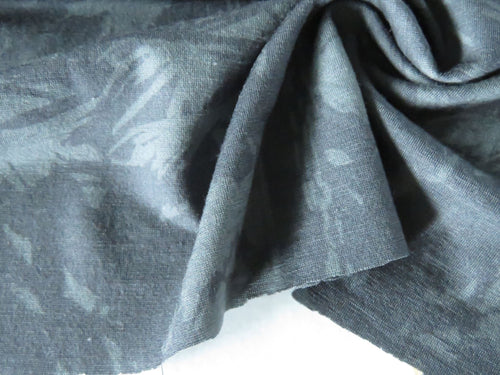 26cm Baltimore Grey floral print 100% merino jersey knit 180g- precut pieces only