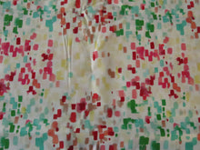 Load image into Gallery viewer, Sale 50% off- 1.18m Mixed Colour rectangle print on cream background 100% cotton drill