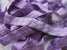 Load image into Gallery viewer, 4.35m Lilac Purple 20mm wide fold over elastic FOE foldover elastic