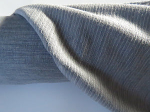 1.5m Coastal Grey 54% merino 46% polyester eyelet fabric 140g 160cm