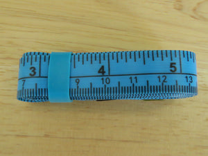 Tape measure- Imperial and Metric measurements- 150cm/60 inches- choose from 3 colours