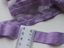 Load image into Gallery viewer, 4.35m Lilac Purple 20mm wide fold over elastic FOE foldover elastic
