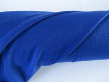 Load image into Gallery viewer, 1.5m Windjam Blue 100% merino jersey knit 170g 170cm wide- note extra wide width