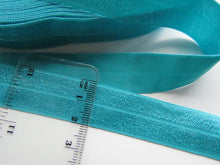 Load image into Gallery viewer, 3.5m Neon Blue 20mm Fold over elastic FOE elastic Foldover