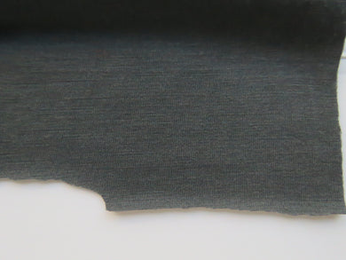 22cm Chilcott Charcoal grey 82% Merino, 13% nylon 5% elastane jersey knit- Extra wide 180cm